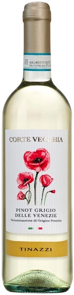 Вино Tinazzi, Corte Vecchia Pinot Grigio delle Venezie DOP, 2023