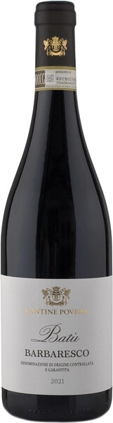 Вино Cantine Povero, Barbaresco Batu DOCG, 2021