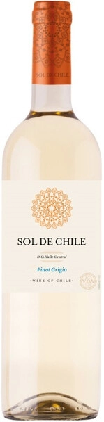 Вино Sol de Chile Pinot Grigio, Valle Central DO, 2022