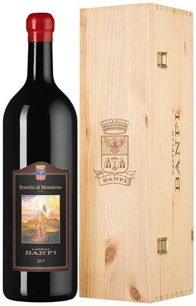 Вино Banfi, Brunello di Montalcino DOCG, 2019, wooden box, 3 л