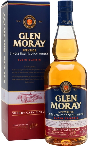 Виски "Glen Moray" Elgin Classic Sherry Cask Finish, gift box, 0.7 л