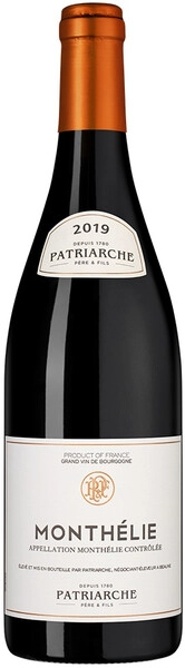 Вино Patriarche, Monthelie AOC Rouge, 2019