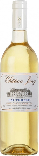 Вино Chateau Jany, Sauternes AOC, 2022