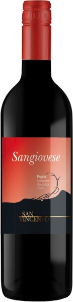 Вино Fratelli Martini, San Vincenzo Sangiovese, Puglia IGT
