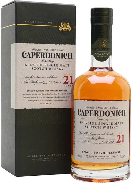 Виски Caperdonich 21 Years Old, gift box, 0.7 л