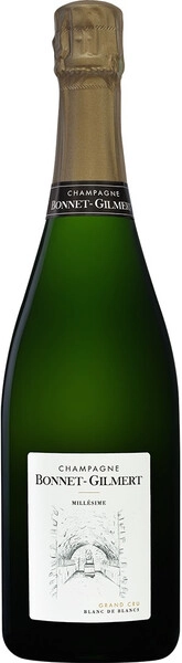 Шампанское Bonnet-Gilmert, Millesime Grand Cru Blanc de Blancs, Champagne AOC, 2014