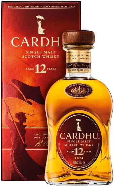 Виски Cardhu 12 Years Old, gift box, 0.7 л