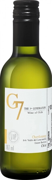 Вино Vina Carta Vieja, G7 Chardonnay, Valle del Loncomilla DO, 2023, 187 мл