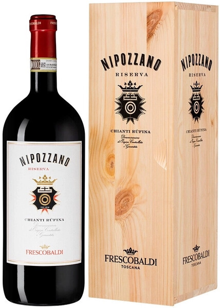 Вино Nipozzano Chianti Rufina Riserva DOCG, 2020, wooden box, 1.5 л
