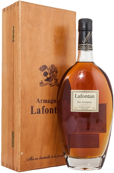 Арманьяк Lafontan Millesime, 1990, wooden box, 0.7 л