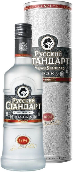 Водка Русский Стандарт Ориджинл, в подарочной коробке, 1 л