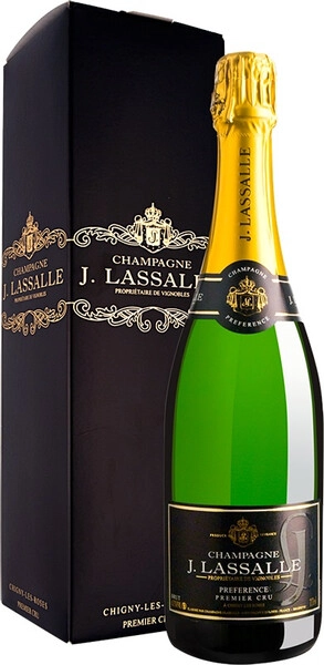 Шампанское J. Lassalle, Preference Brut, Premier Cru Chigny-Les-Roses, gift box