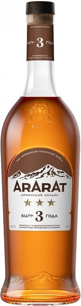 Коньяк Арарат 3 Звезды, 0.7 л