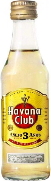 Ром "Havana Club" Anejo 3 Anos (37,5%), 50 мл