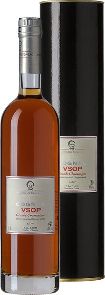 Коньяк Pierre de Segonzac, VSOP Grande Champagne, in tube, 0.7 л