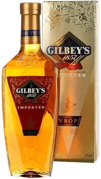 Бренди Gilbey's 1857 VSOP, gift box, 0.5 л
