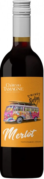 Вино Chateau Tamagne Merlot Moelleux