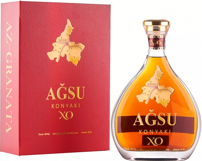 Коньяк Az-Granata, Agsu XO 15 Years Old, gift box, 0.7 л
