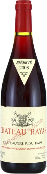 Вино Chateau Rayas, Chateauneuf-du-Pape AOC, 2008