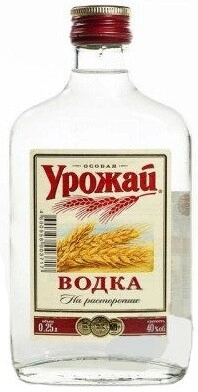 Водка Урожай Особая на расторопше, 250 мл
