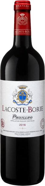 Вино Lacoste-Borie, Pauillac AOC, 2016
