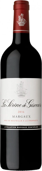 Вино Chateau La Sirene de Giscours, Margaux AOC, 2016