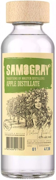 Водка "Samogray" Apple Distillate, 0.7 л