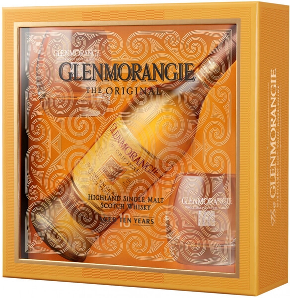 Виски Glenmorangie The Original, with 2 glasses in gift box, 0.7 л