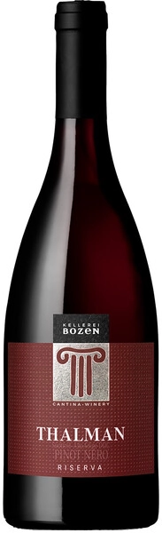 Вино Bozen, Thalman Pinot Nero Riserva, Sudtirol Alto Adige DOC, 2022