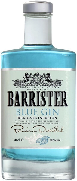 Джин Barrister Blue Gin, 0.7 л