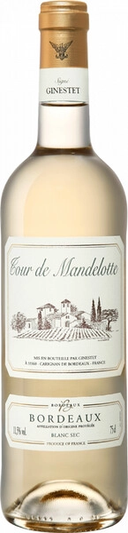 Вино Tour de Mandelotte Bordeaux AOC Blanc Sec, 2022
