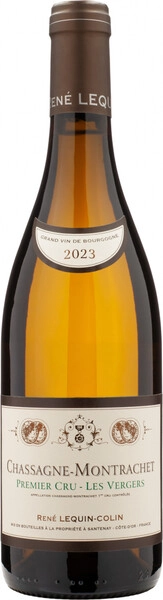 Вино Rene Lequin-Colin, Chassagne-Montrachet Premier Cru "Les Vergers" AOC, 2023