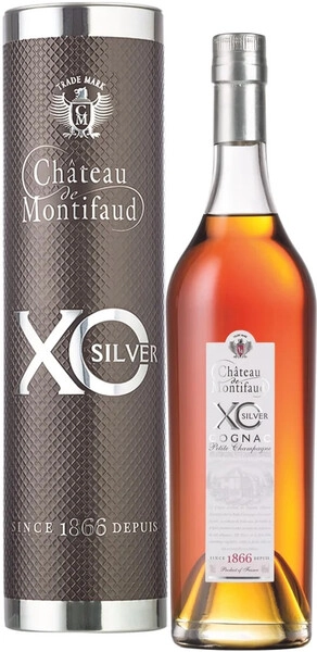 Коньяк Chateau de Montifaud Silver XO, Petite Champagne AOC, bottle Exception in tube, 0.7 л