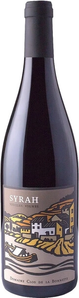 Вино Domaine Clos de la Bonnette, Syrah Vieilles Vignes, Collines Rhodaniennes IGP, 2023