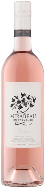 Вино Mirabeau, Classic Rose, Cotes de Provence AOC, 2018