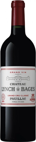 Вино Chateau Lynch Bages, Pauillac AOC 5-eme Grand Cru Classe, 2021