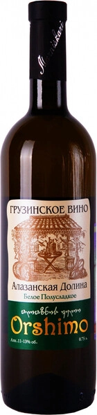 Вино Marniskari, Orshimo Alazani Valley White