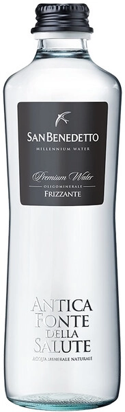 Вода San Benedetto, Antica Fonte della Salute Sparkling, Glass, 0.33 л