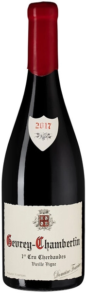 Вино Domaine Fourrier, Gevrey-Chambertin 1er Cru Cherbaudes Vieille Vigne AOC, 2017