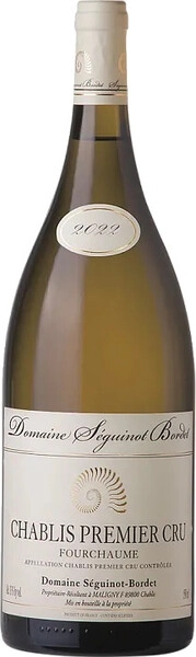 Вино Domaine Seguinot-Bordet, Chablis 1er Cru Fourchaume AOC, 2022, 1.5 л