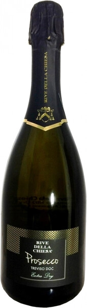 Игристое вино Rive Della Chiesa, Prosecco Extra Dry, Treviso DOC