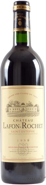 Вино Chateau Lafon-Rochet, St-Estephe AOC 4-me Grand Cru Classe, 1999