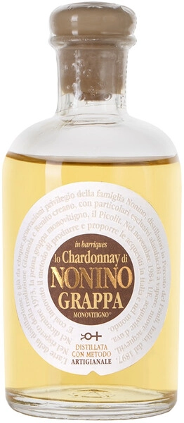 Граппа Lo Chardonnay di Nonino in barriques Monovitigno, 100 мл