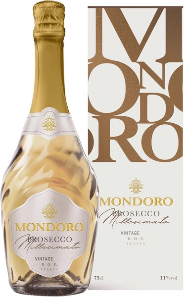Игристое вино Mondoro Prosecco DOC Millesimato, 2022, gift box