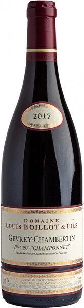 Вино Domaine Louis Boillot & Fils, Gevrey-Chambertin 1er Cru Champonnet AOC, 2017