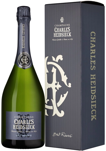 Шампанское Charles Heidsieck, Brut Reserve, Champagne AOC, gift box, 1.5 л