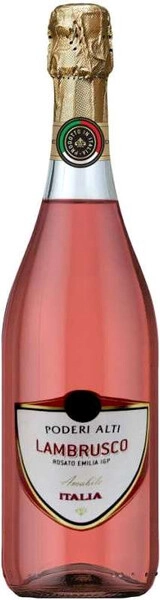 Игристое вино Chiarli, Poderi Alti Lambrusco Dell'Emilia Rosato IGT