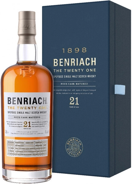 Виски Benriach 21 Years Old, gift box, 0.7 л