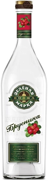 Водка Зелёная Марка Брусника, 0.5 л