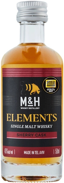 M & H Elements Sherry 46% OF 0,05 л
Эм энд Эйч Элементс Шерри 0,05